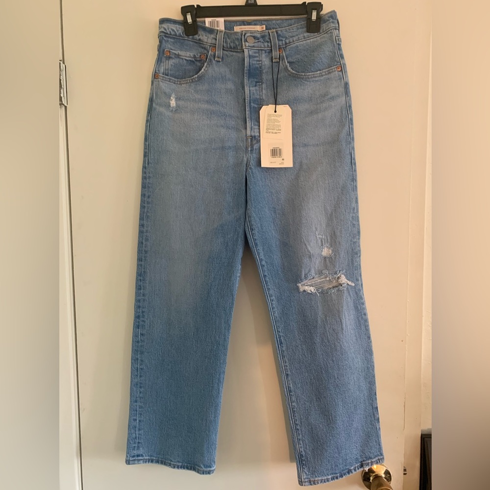 Levi’s rib cage straight ankle